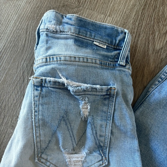 Mother Superior The Tomcat Distressed Straight Leg Jeans In The Confession 27 - Picture 7 of 12
